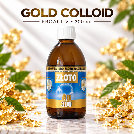 ProAktiv Non-Ionic Colloidal Gold Au100 10ppm – 300ml