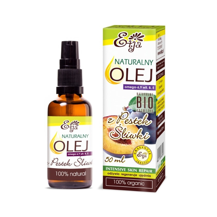 ETJA Plum Seed Oil BIO 50ml – Cold-Pressed & Unrefined