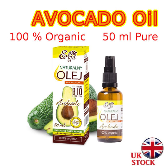 Avocado Oil Pure Organic 100% BIO Olej Awokado 50 ml