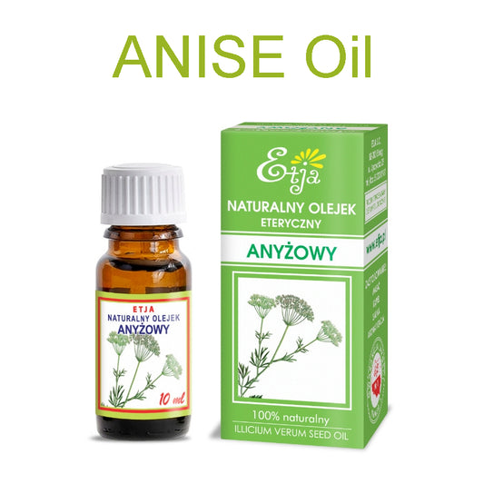 Anise Essential Oil Pure Organic 100% Olejek Anyżowy 10 ml