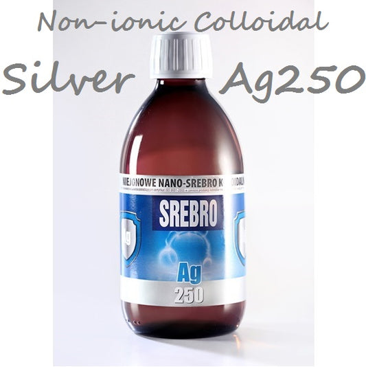 Non-Ionic Colloidal Silver Nano Ag250 25ppm