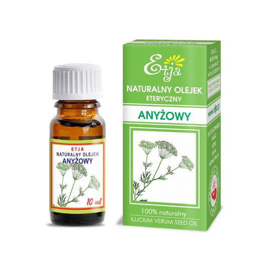 Anise Essential Oil Pure Organic 100% Olejek Anyżowy 10 ml