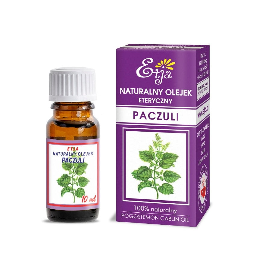 Patchouli Essential Oil Pure Organic 100% Olejek Paczuli 10 ml