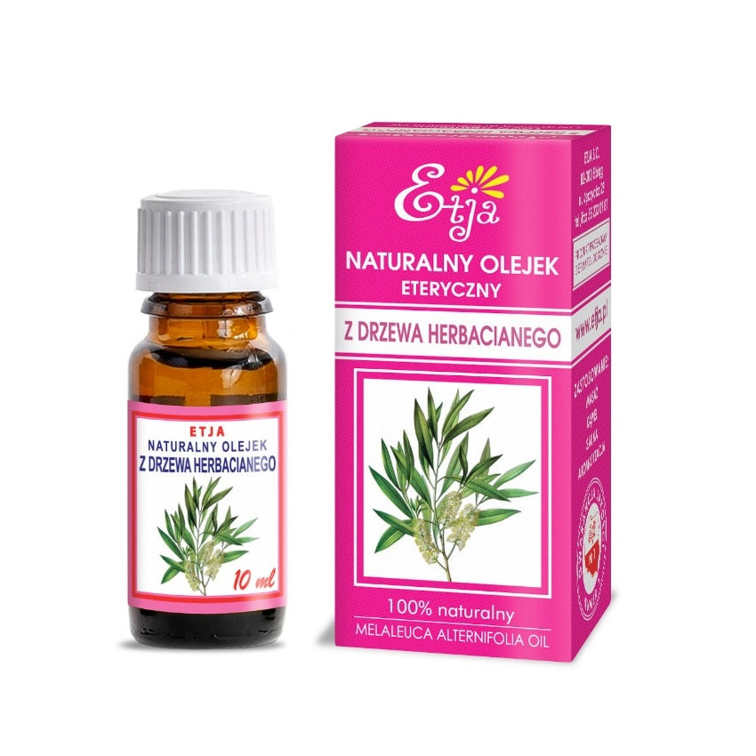 Tea Tree Essential Oil Pure Organic 100% Olejek z Drzewa Herbacianego 10 ml