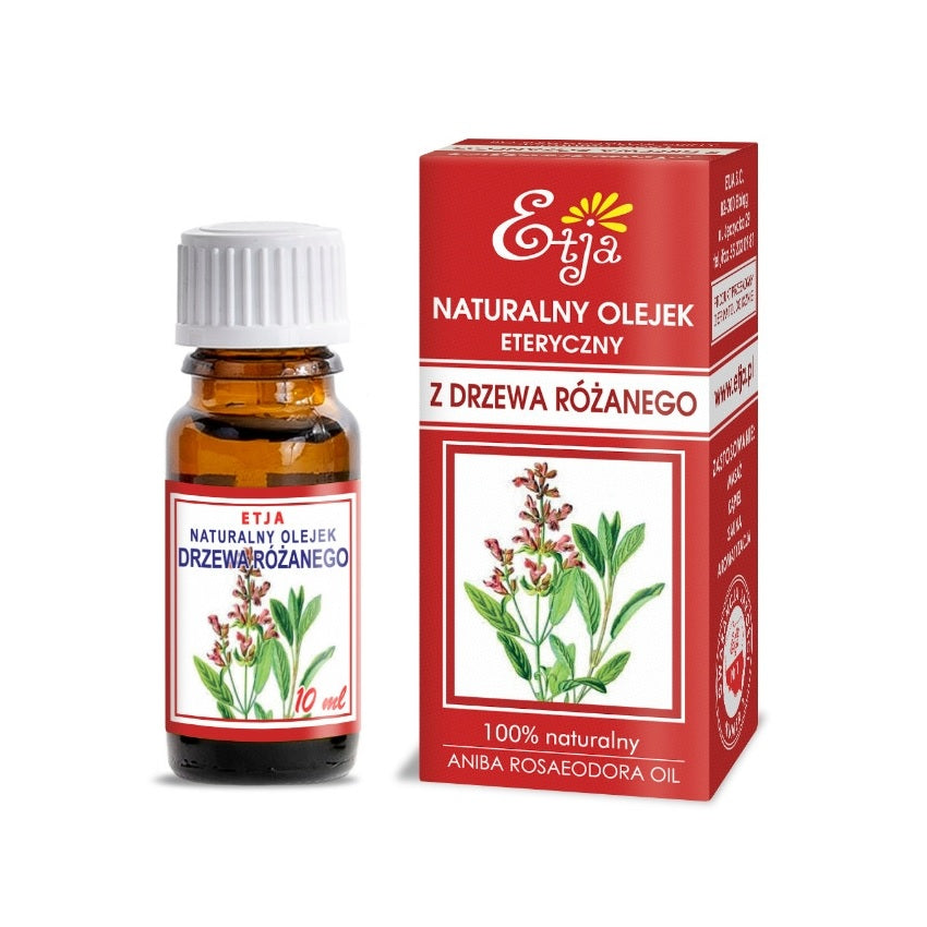 Rose Tree Essential Oil Pure Organic 100% Olejek z Drzewa Różanego 10 ml