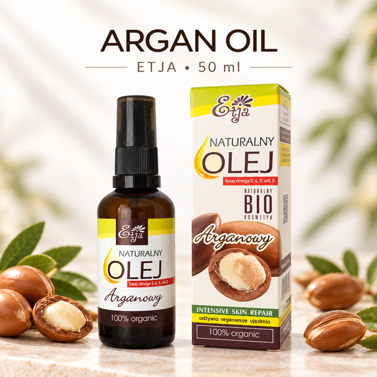 ETJA Argan Oil BIO 50ml – Cold-Pressed & Unrefined