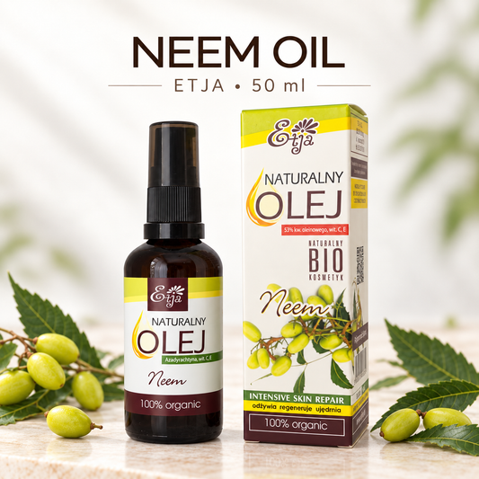 ETJA Neem Oil BIO 50ml – Cold-Pressed & Unrefined