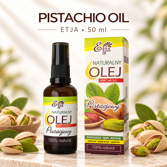 ETJA Pistachio Oil BIO 50ml – Cold-Pressed & Refined