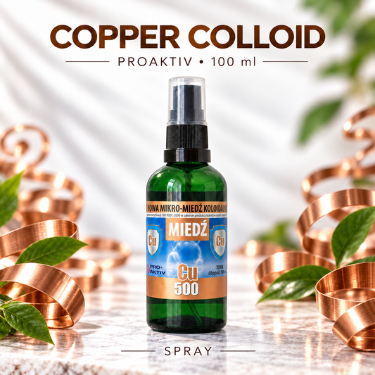 ProAktiv Colloidal Copper Spray Cu500 50ppm – 100ml