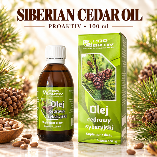 ProAktiv Siberian Cedar Nut Oil 100ml – Cold-Pressed & Unrefined