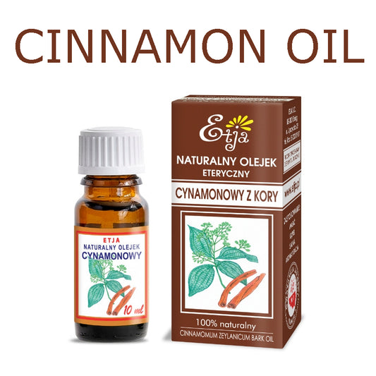 Cinnamon Essential Oil Pure Organic 100% Olejek Cynamonowy 10 ml