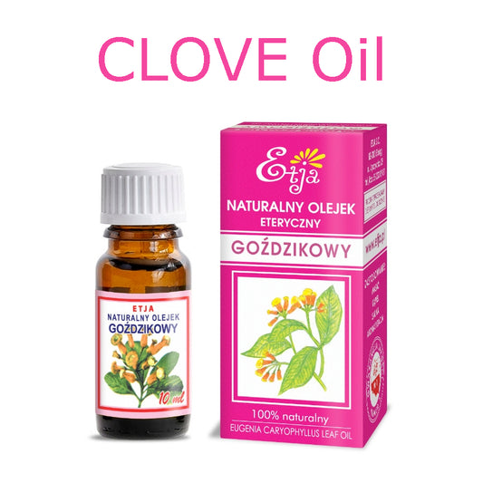 Clove Essential Oil Pure Organic 100% Olejek Gozdzikowy 10 ml