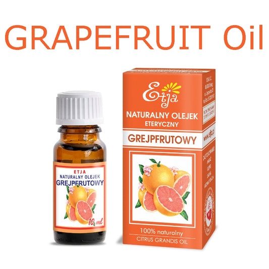 Grapefruit Essential Oil Pure Organic 100% Olejek Grejpfrutowy 10 ml