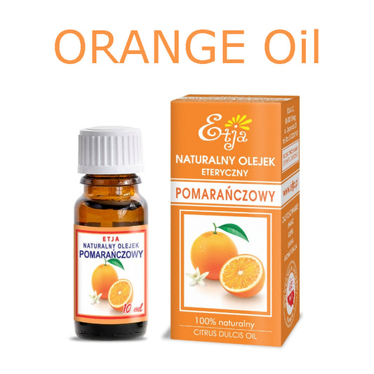 Orange Essential Oil Pure Organic 100% Olejek Pomaranczowy 10 ml