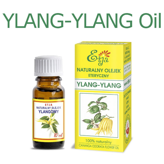 Ylang-Ylang Essential Oil Pure Organic 100% Olejek Ylangowy 10 ml