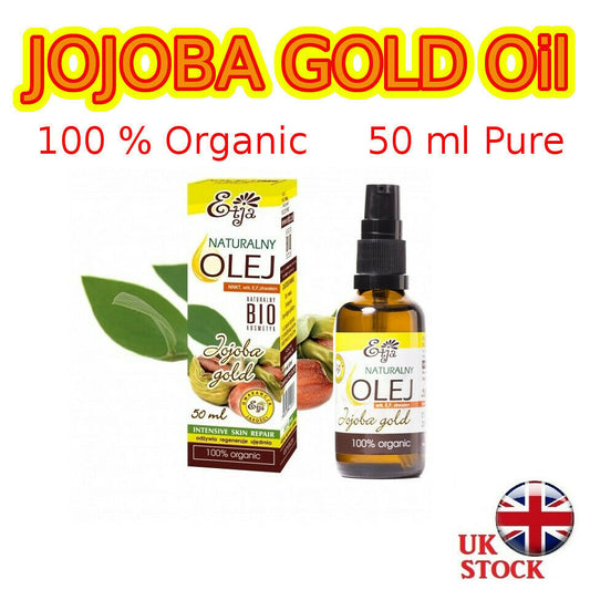 Jojoba Gold Oil Pure Organic 100% BIO Olej Jojoba Gold 50 ml
