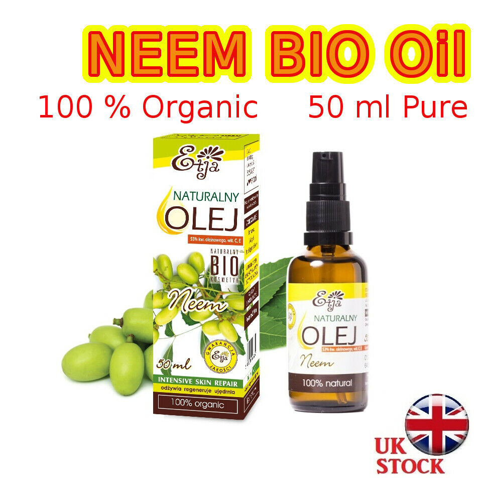 Neem Oil Pure Organic 100% BIO Neem Olej 50 ml