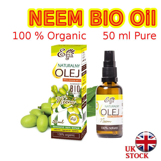 Neem Oil Pure Organic 100% BIO Neem Olej 50 ml