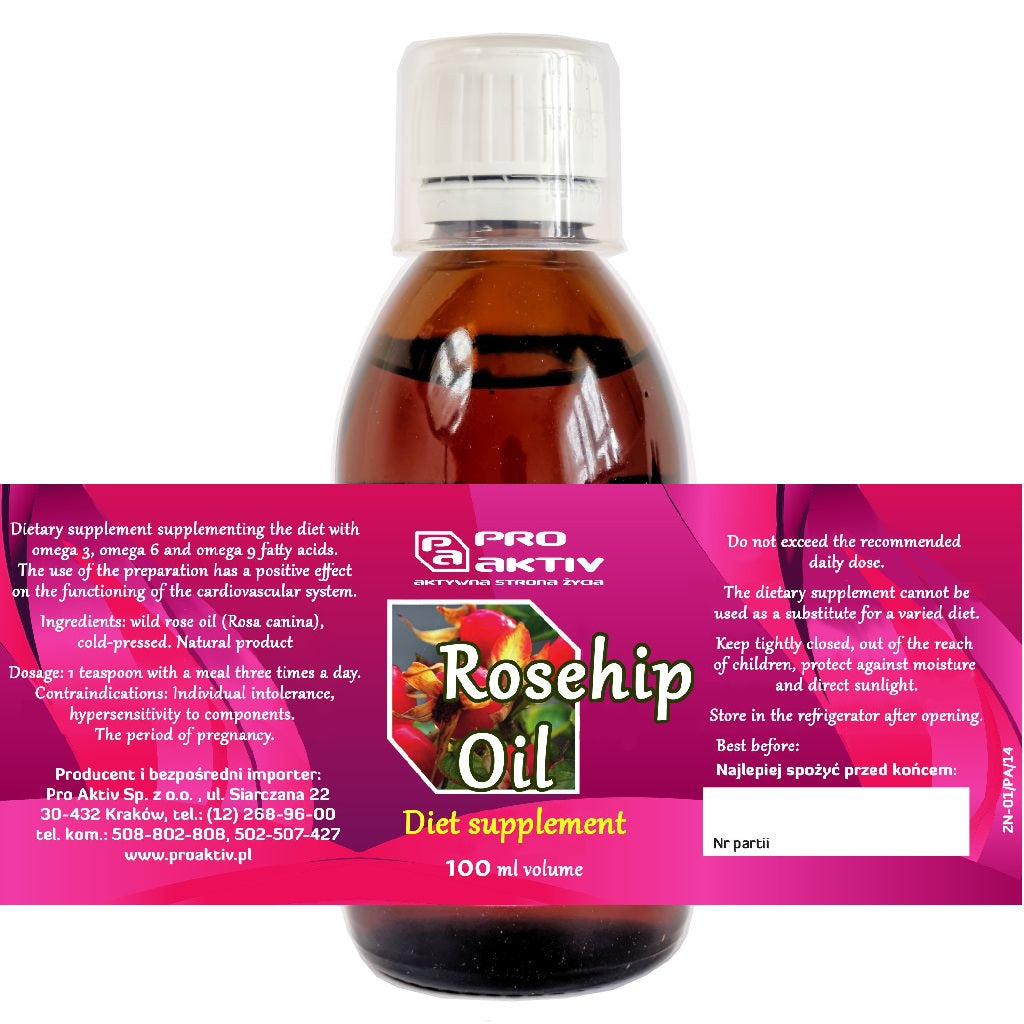 Rosehip Oil 100% Pure Organic 100 ml