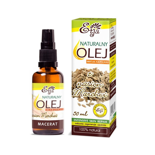 Carrot Seed Oil Pure Organic 100% BIO Olej z Nasion Marchwi 50 ml.