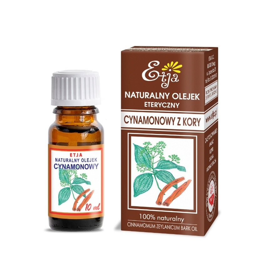 Cinnamon Essential Oil Pure Organic 100% Olejek Cynamonowy 10 ml